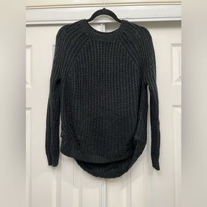 Lightweight black knit sweater